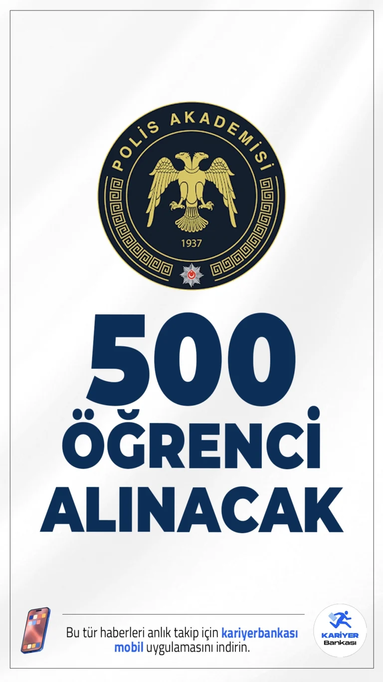 Polis Akademisi PAEM 500 Öğrenci Alımı Yapacak.Polis Akademisi Başkanlığı, Polis Amirleri Eğitimi Merkezi (PAEM) bünyesinde 2025-2026 eğitim öğretim yılından itibaren başlatılacak 9. Dönem İlk Derece Amirlik Eğitimi için toplam 500 öğrenci alımı gerçekleştireceğini duyurdu. Bu kapsamda 450 erkek ve 50 kadın emniyet mensubu polis memuru eğitime alınacak.