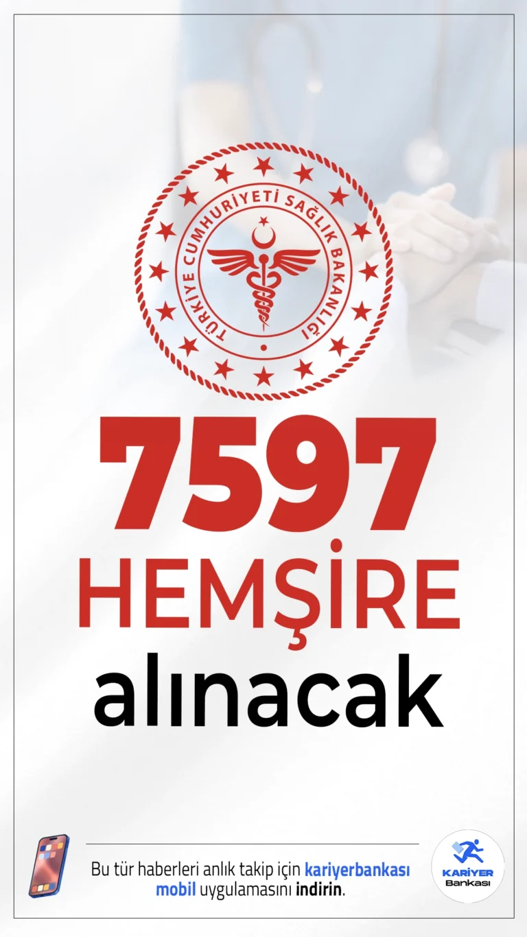Hastanelere 7597 Hemşire Alımı Yapılacak.Sağlık Bakanlığı KPSS 2025/4 ile hemşire alımı yapacak. ÖSYM üzerinden yayımlanan tercih kılavuzuna göre, Sağlık Bakanlığına 14 bin 342 personel alımı kapsamında ortaöğretim ve lisans mezunu adaylardan olmak üzere toplamda 7 bin 597 hemşire alımı yapılacak.Başvurular 2 Mayıs itibarıyla başladı.Başvuru yapacak adayların belirtilen şartların yanı sıra, nitelik kodlarınıda dikkatle incelemesi gerekmektedir.