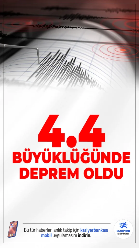 Amasya'da 4.4 Büyüklüğünde Deprem Meydana Geldi.AFAD'ın verilerine göre bugün saat 12:23:55'te, merkez üssü Amasya’nın Gümüşhacıköy ilçesi olan 4.4 Mw büyüklüğünde bir deprem kaydedildi. Depremin yerin 10.07 kilometre derinliğinde gerçekleştiği bildirildi.