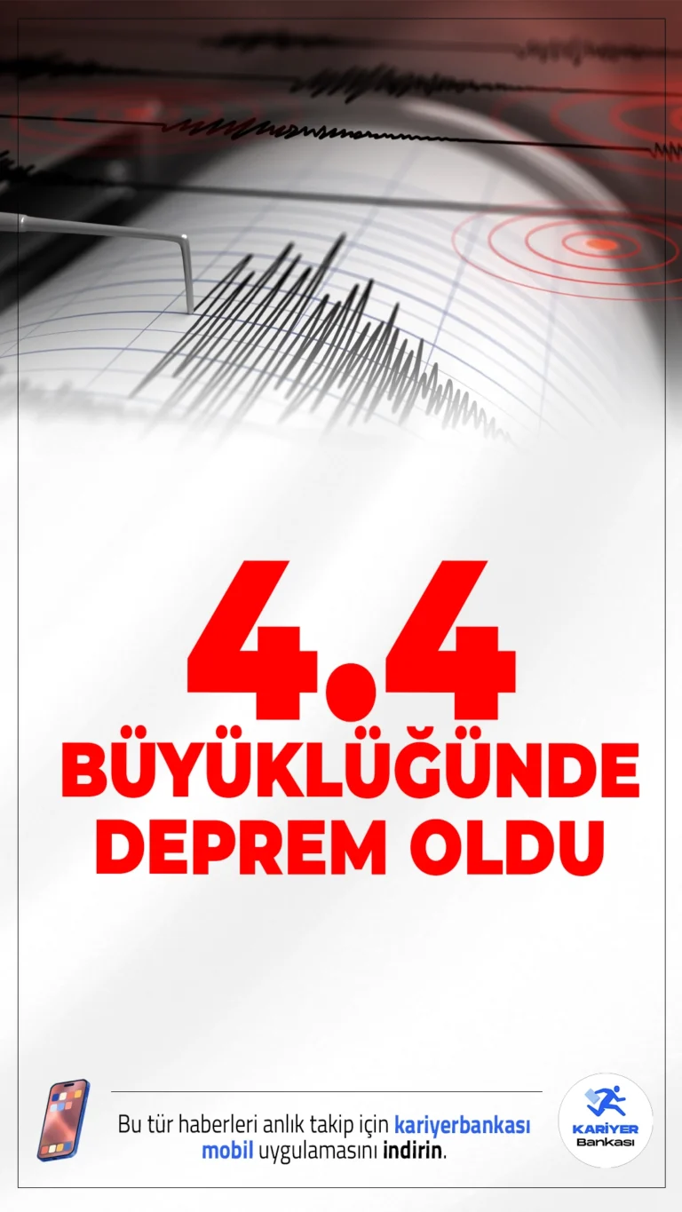 Amasya'da 4.4 Büyüklüğünde Deprem Meydana Geldi.AFAD'ın verilerine göre bugün saat 12:23:55'te, merkez üssü Amasya’nın Gümüşhacıköy ilçesi olan 4.4 Mw büyüklüğünde bir deprem kaydedildi. Depremin yerin 10.07 kilometre derinliğinde gerçekleştiği bildirildi.