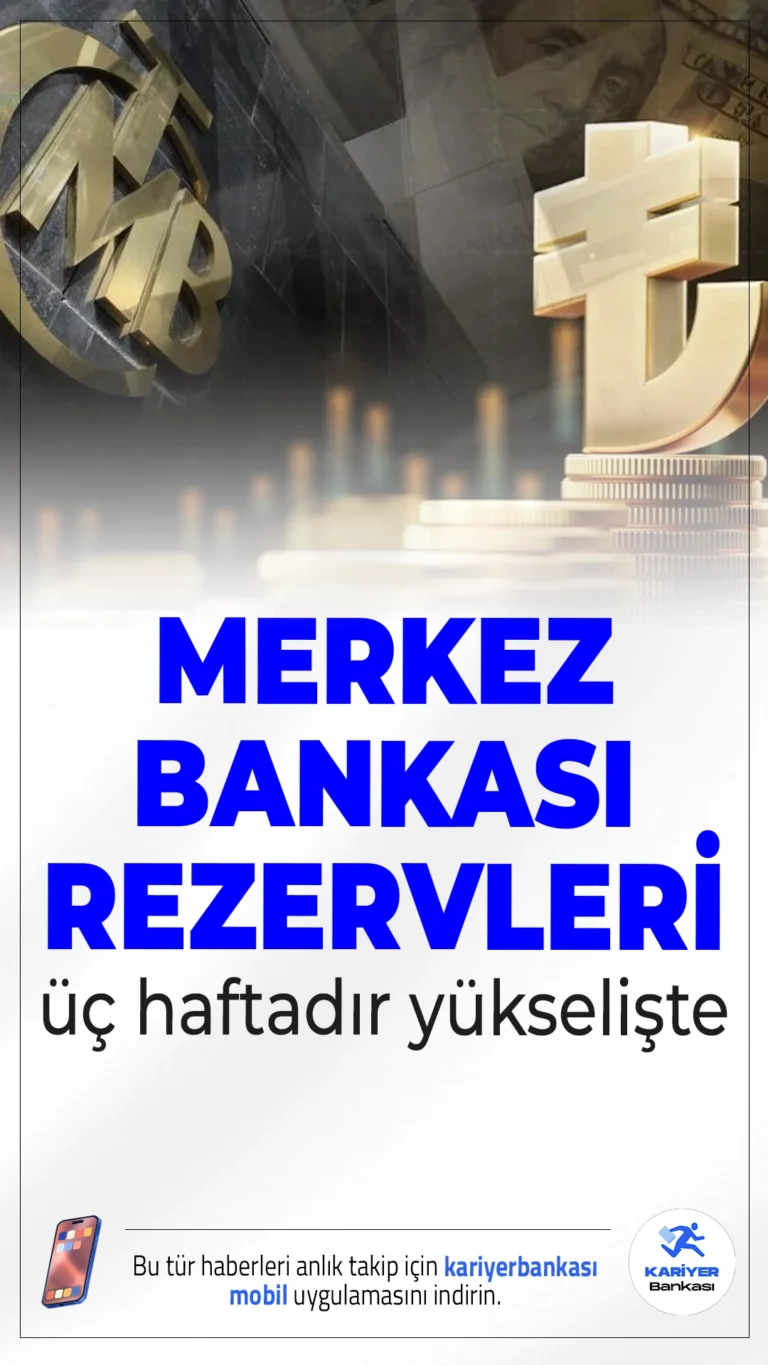 TCMB Rezervlerinde Üç Haftadır Süren Artış Dikkat Çekiyor.Merkez Bankası’nın toplam rezervleri 145,7 milyar dolara ulaştı; net rezervlerde de nisan ayından bu yana en yüksek seviyeye çıkıldı.