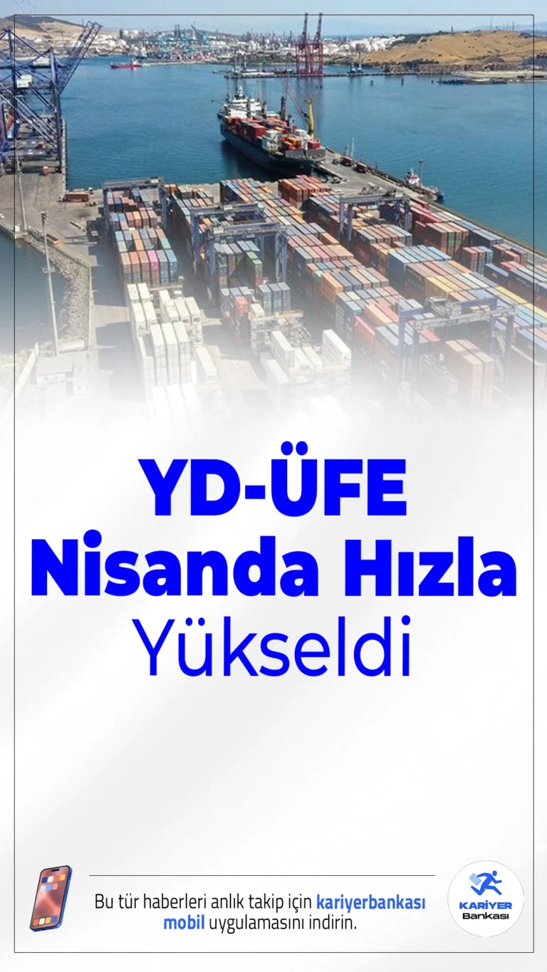 Yurt Dışı Üretici Fiyat Endeksi Nisanda Hızla Yükseldi.Nisan ayında Yurt Dışı Üretici Fiyat Endeksi (YD-ÜFE), aylık bazda %4,41, yıllık bazda ise %22,92 oranında artış gösterdi.