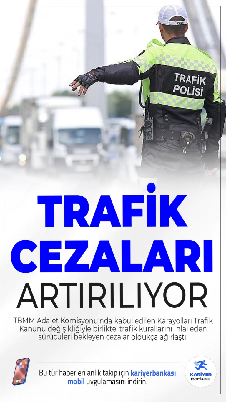 Yeni Dönemde Trafik Cezaları Artırılıyor.Trafikte kural ihlallerine karşı getirilen yeni düzenlemeyle para cezaları ciddi oranda yükseltildi, bazı ihlallerde hapis cezası dahi gündeme geldi.