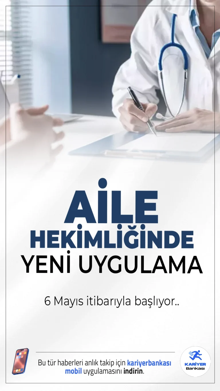 Aile Hekimliği Kayıtlarında Otomatik Güncelleme Dönemi Başlıyor.6 Mayıs itibarıyla yürürlüğe girecek uygulamayla, ikamet adresiyle kayıtlı olduğu aile hekimi farklı olan vatandaşların kaydı otomatik olarak taşınacak.