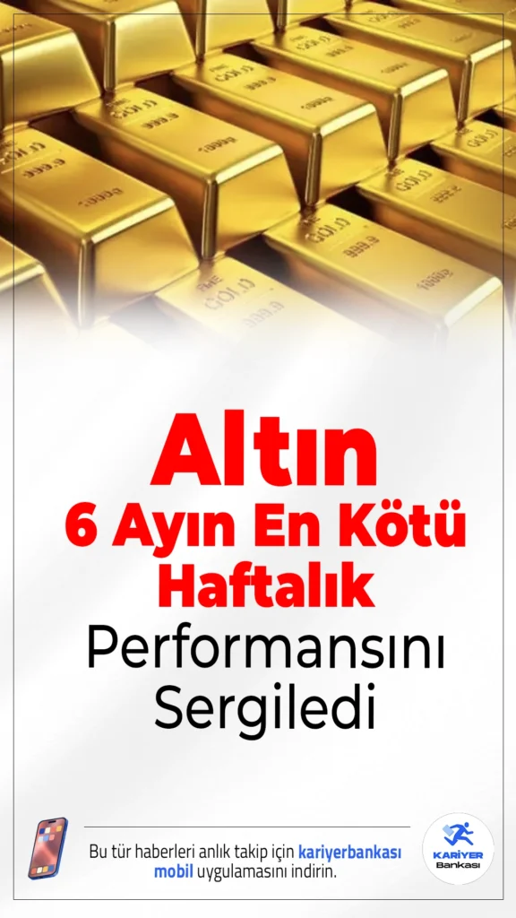 Altın 6 Ayın En Kötü Haftalık Performansını Sergiledi.ABD-Çin arasındaki ticaret geriliminin hafiflemesi piyasada iyimserliği artırsa da, güçlenen dolar ve para politikası belirsizlikleri altın fiyatlarını olumsuz etkiledi.