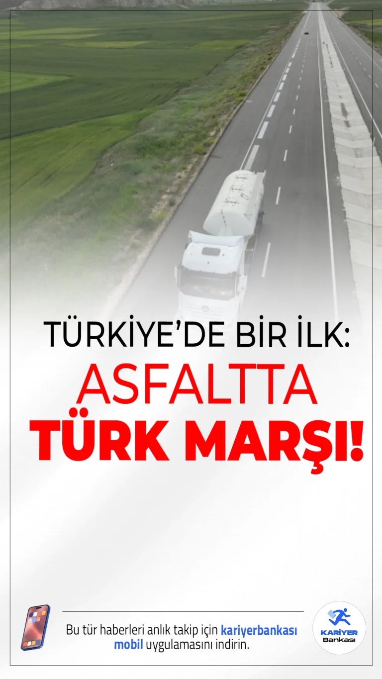 Türkiye’de Bir İlk: Sabit Hızda Seyreden Araçlara Türk Marşı Dinletecek Yol Uygulaması Başladı.Ankara'nın Nallıhan ilçesinde başlatılan Melodili Yol uygulamasıyla araçlar sabit hızda ilerlediğinde Mozart'ın Türk Marşı'nı net şekilde duyabiliyor.