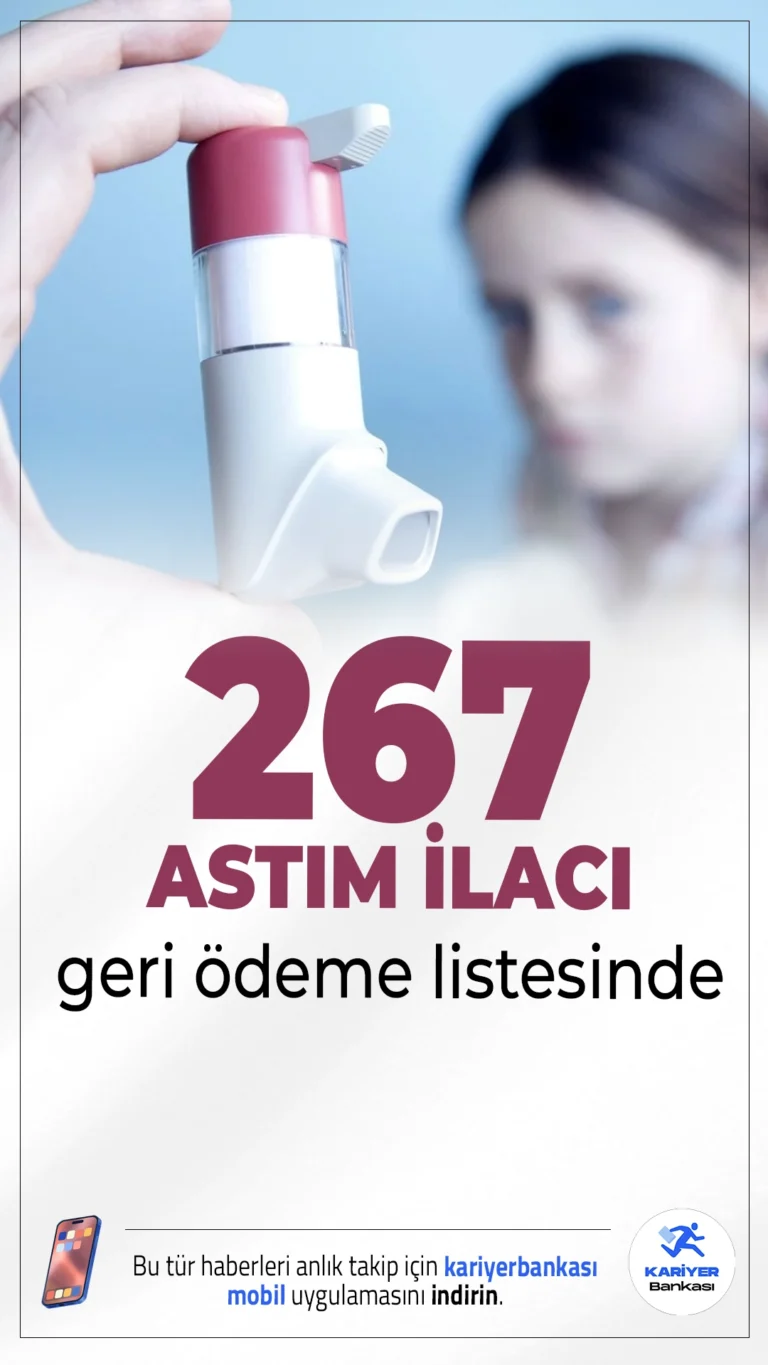 Bakan Işıkhan: 267 Astım İlacı Geri Ödeme Listesinde Yer Alıyor.Astım hastaları için önemli destek: Bakan Işıkhan, geri ödeme listesinde 267 astım ilacının bulunduğunu duyurdu.