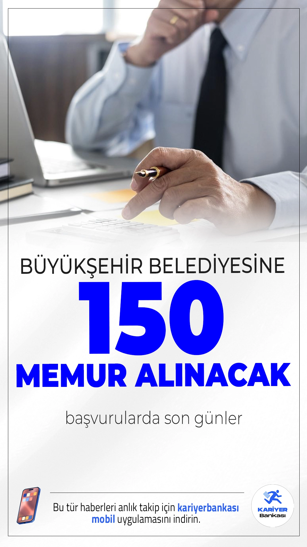 Hatay Büyükşehir Belediyesi 150 Memur Alımında Son Günler.İlgili alım duyurusuna göre, Hatay Büyükşehir Belediyesine Lise, Ön Lisans ve Lisans mezunu adaylar arasından memur alınacak.. Başvurular 30 Mayıs 2025 tarihinde sona erecek. Başvuru yapacak adayların genel şartların yanı sıra, özel şartları da sağlaması gerekmektedir.İşte şartlar ve diğer tüm detaylar..