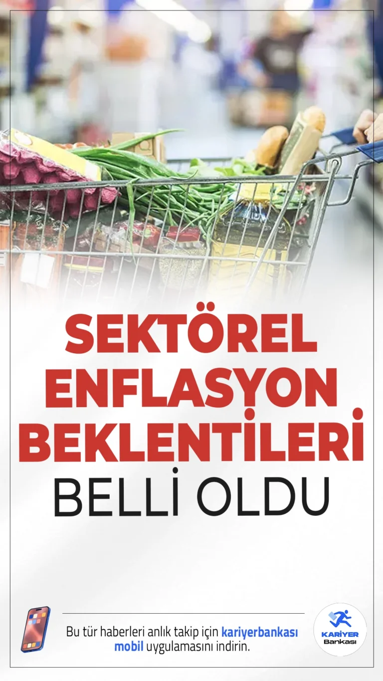 Sektörel Enflasyon Beklentilerinde Dikkat Çeken Ayrışma.Mayıs 2025'te açıklanan sektörel enflasyon beklentilerinde reel sektör ve piyasa katılımcıları düşüş öngörürken, hane halkı enflasyonun artacağını düşünüyor.