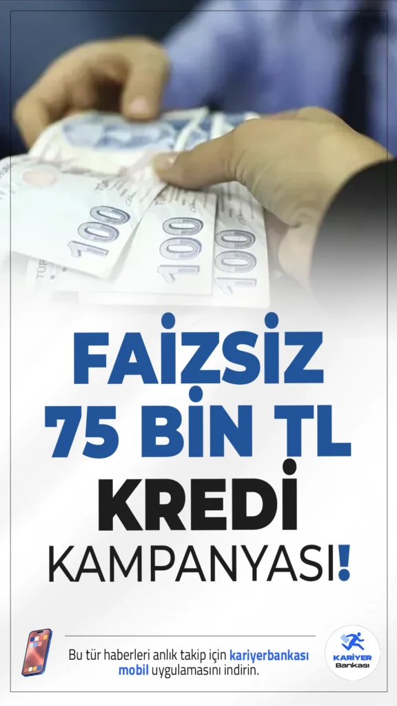 Garanti BBVA'dan Faizsiz 75 Bin TL'ye Varan Kredi ve Nakit Avans Kampanyası.Garanti BBVA, Mayıs ayı boyunca yeni dijital müşterilerine özel faizsiz kredi ve taksitli nakit avans kampanyası sunuyor. Garanti BBVA Mobil’i indirerek ilk kez müşteri olanlar, 75.000 TL’ye varan faizsiz kredi ve taksitli nakit avans kampanyasından faydalanabiliyor.