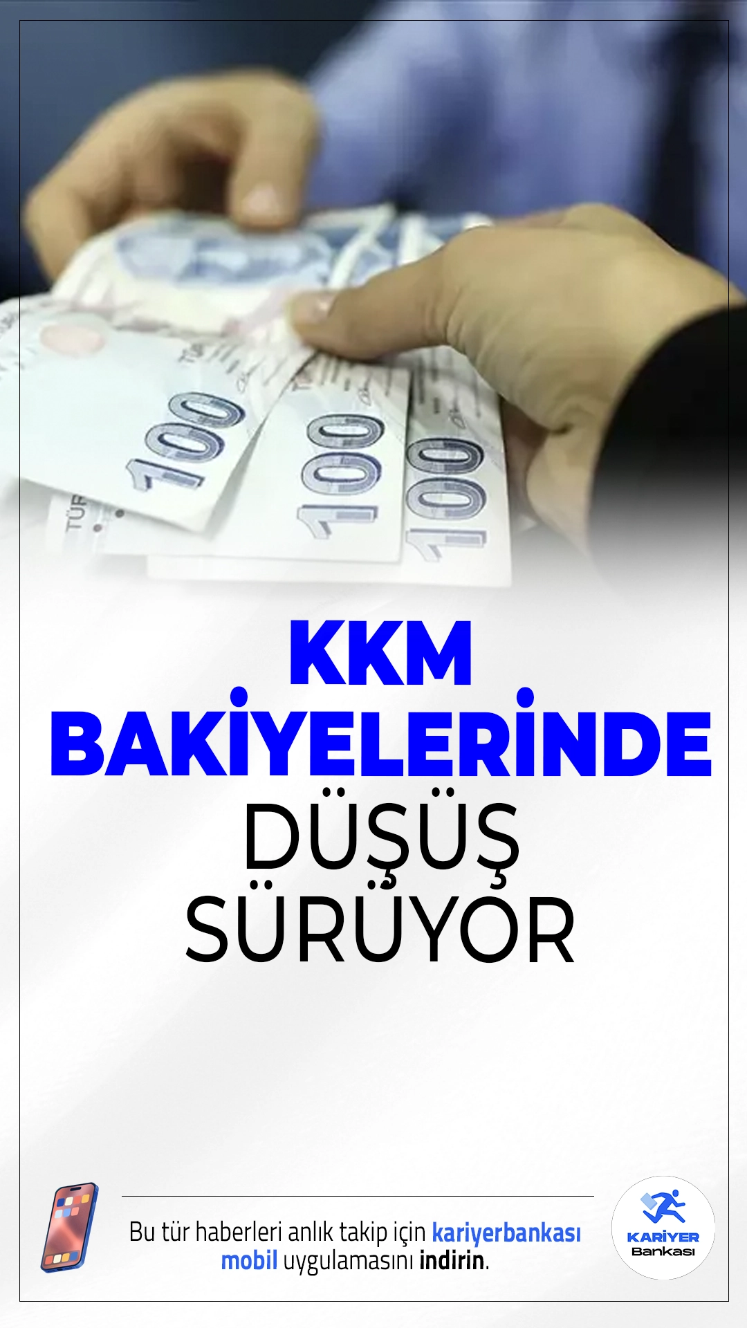 KKM Bakiyesindeki Düşüş Sürüyor.Kur Korumalı Mevduat hesaplarındaki düşüş ivmesi devam ediyor. KKM büyüklüğü toplam mevduatın sadece %3,06’sına kadar geriledi.