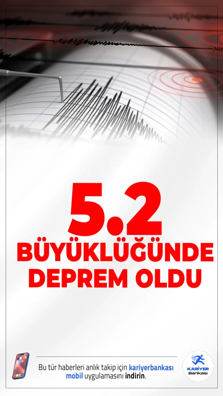 Konya Kulu'da 5.2 Büyüklüğünde Deprem Meydana Geldi.Konya’nın Kulu ilçesinde bugün saat 15:46’da 5.2 büyüklüğünde deprem meydana geldi. Deprem yerin 18.73 kilometre derinliğinde kaydedildi.