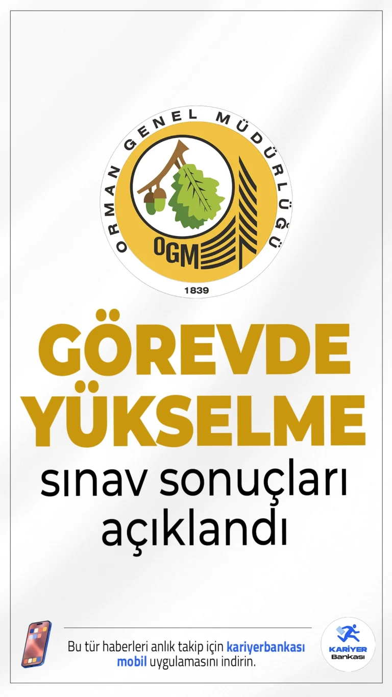 OGM Görevde Yükselme Sınavı Sonuçları Açıklandı! Orman Genel Müdürlüğü sayfasından yayımlanan duyuruda, 20 Nisan 2025 tarihinde Ankara'da gerçekleştirilen kesinleşmiş yazılı sınav sonuçlarının, Ankara Sosyal Bilimler Üniversitesi Sürekli Eğitim Uygulama ve Araştırma Merkezi (ASBÜSEM) sitesinde yayımlandığı aktarıldı.