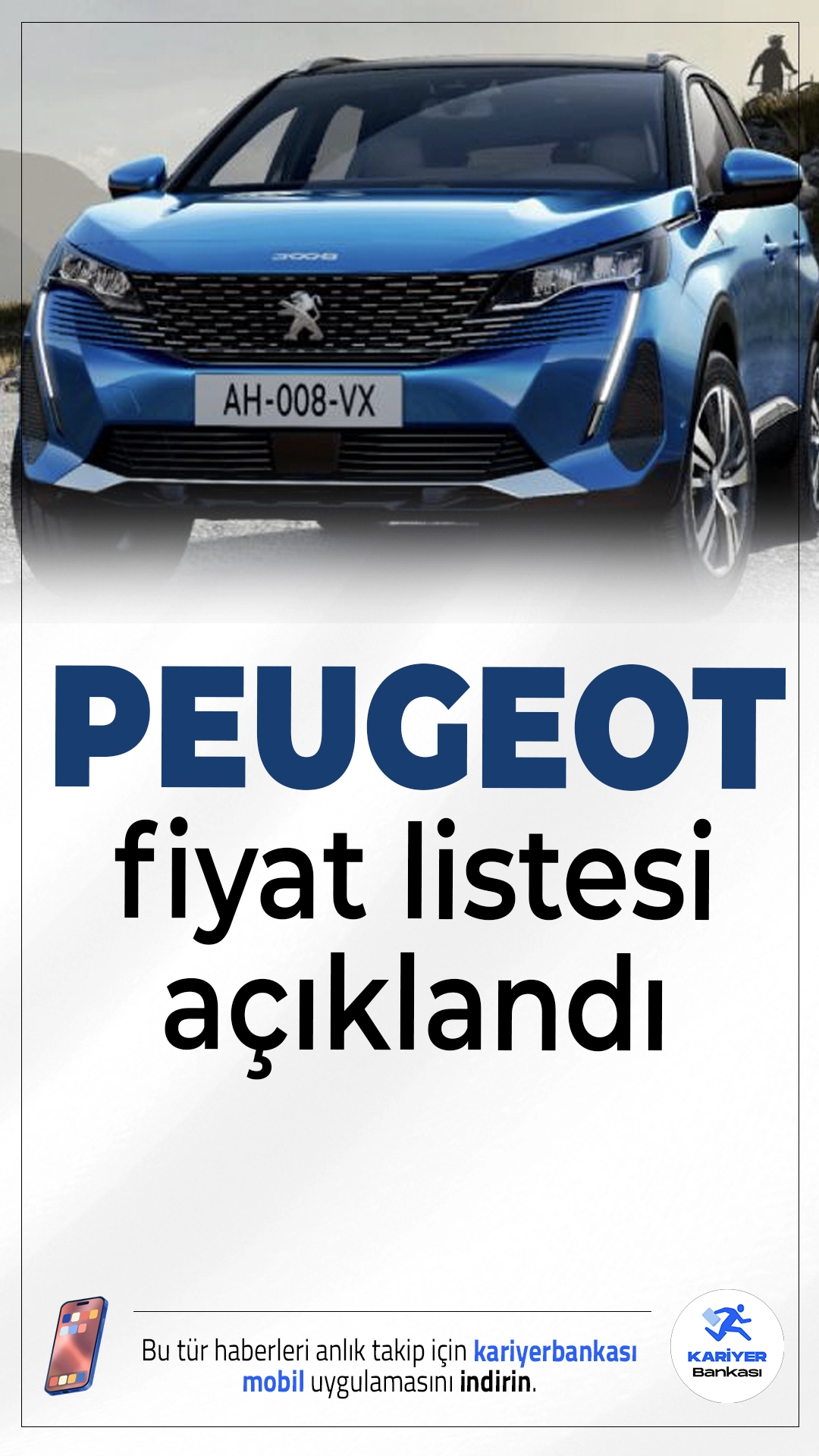 Peugeot Mayıs 2025 Fiyat Listesi.Mayıs ayında güncellenen Peugeot fiyat listesiyle birlikte sıfır araçlara döviz kaynaklı zam geldi. Kampanyalı faiz oranları dikkat çekerken, en düşük fiyatlı model 1.6 milyon TL'yi aştı.