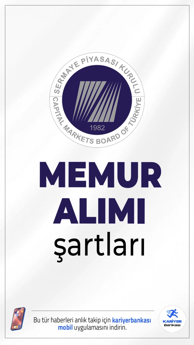 Sermaye Piyasası Kurulu (SPK) 35 Memur Alımı Şartları.Sermaye Piyasası Kurulu (SPK) memur alımı için başvuru işlemleri devam ediyor. Alımlar, Genel İdare Hizmetleri, Teknik Hizmetler ve Yardımcı Hizmetler sınıfında yapılacak. Başvuru yapacak adayların genel şartların yanı sıra, özel şartları da taşıması gerekmektedir. İşte şartlar...