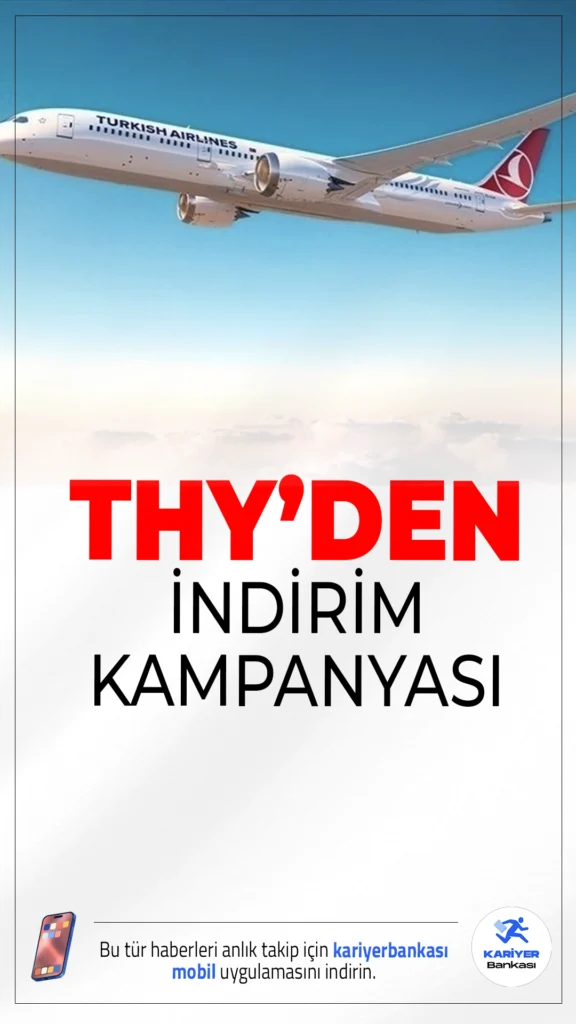 THY 19 Mayıs'a Özel İndirim Kampanyası Düzenledi.Türk Hava Yolları, 19 Mayıs'a özel kampanyasıyla sonbahar aylarında uygun fiyatlı yurt içi seyahat fırsatı sunuyor.