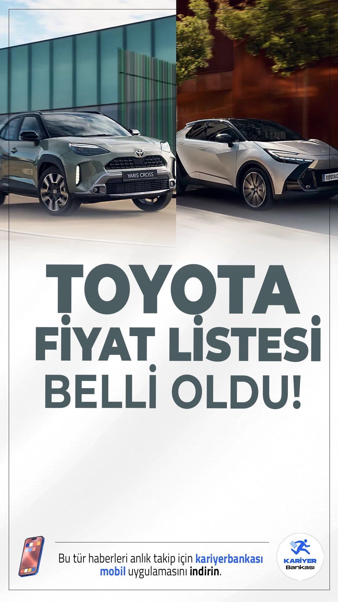 Toyota Fiyatlarına Büyük Zam Geldi: İşte Mayıs 2025 Güncel Fiyat Listesi.Toyota'nın Mayıs ayı fiyat listesi yayımlandı. Birçok modelde 130 bin lirayı aşan artış dikkat çekti, bazı modellerde ise kampanyalı indirimler sunuluyor.