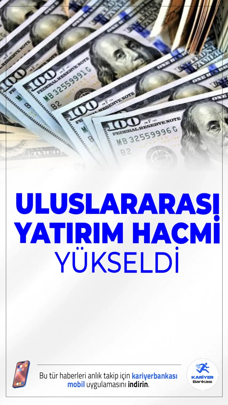 Türkiye’ye Gelen Uluslararası Doğrudan Yatırım Hacmi 2025’in İlk Çeyreğinde 3 Milyar Dolara Ulaştı.2025’in ilk üç ayında Türkiye’ye gelen doğrudan yabancı yatırım miktarı, geçen yılın aynı dönemine göre yüzde 89,3 arttı.
