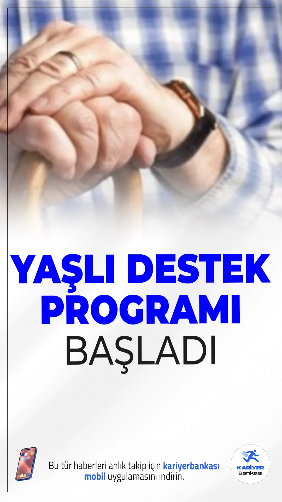 Yaşlı Destek Programı (YADES 2025) Başvuruları Başladı.Yaşlıların yaşam kalitesini artırmak amacıyla geliştirilen YADES 2025 programına belediyeler 27 Haziran’a kadar başvuruda bulunabilecek.