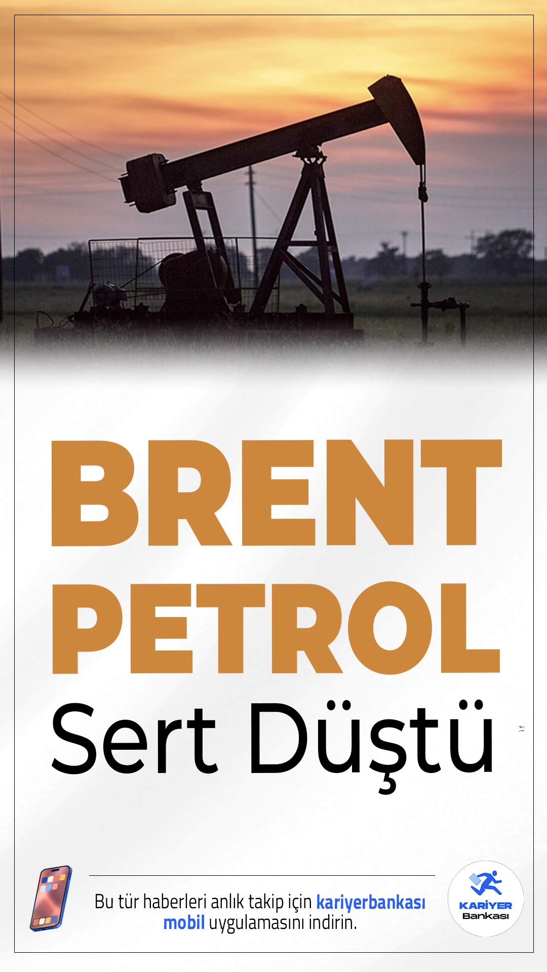 Brent Petrol Ateşkes Haberleriyle Sert Düştü.Orta Doğu'da İran ile İsrail arasındaki ateşkes haberlerinin ardından petrol fiyatlarında dikkat çeken bir gerileme yaşandı. Brent petrolün varil fiyatı yüzde 3'ün üzerinde düşerek 67,11 dolara kadar geriledi.