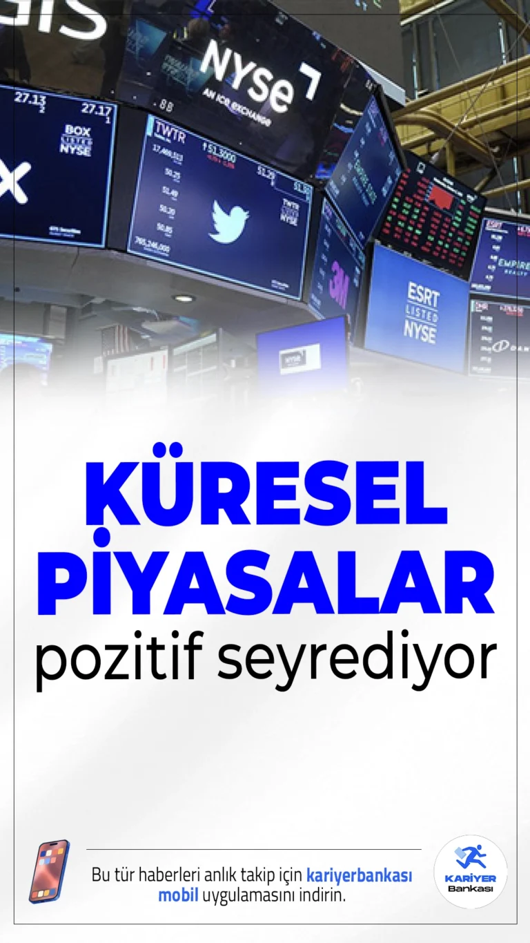 Küresel Piyasalar Pozitif Seyrediyor.Orta Doğu’da sağlanan ateşkes ve Fed Başkanı Powell’ın açıklamaları, küresel piyasalarda iyimser havayı destekliyor. Risk iştahı artarken, yatırımcılar temkinli seyrini sürdürüyor.