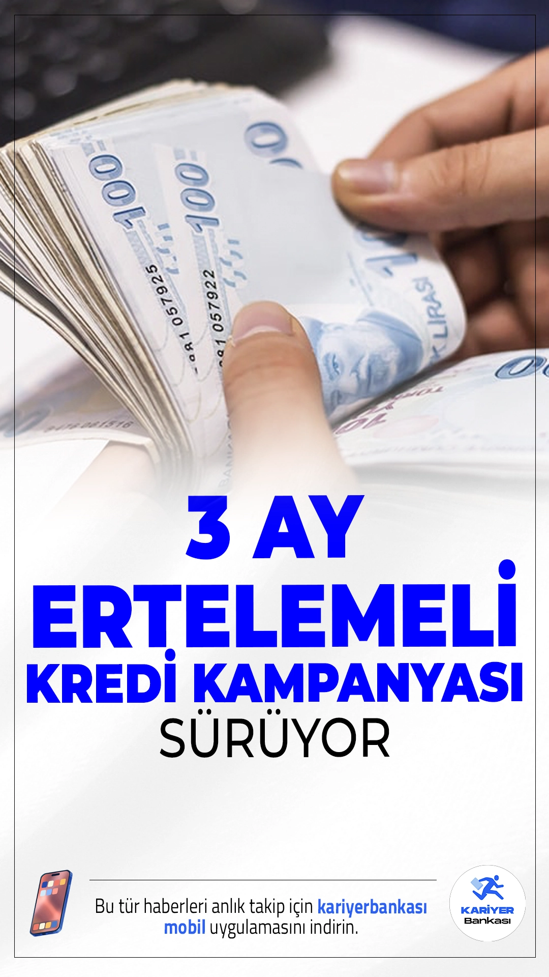 Akbank 3 Ay Ertelemeli İhtiyaç Kredisi Kampanyası Sürüyor.Akbank, 31 Aralık 2025’e kadar sürecek kampanyasıyla 3 ay ertelemeli ihtiyaç kredisi sunuyor.