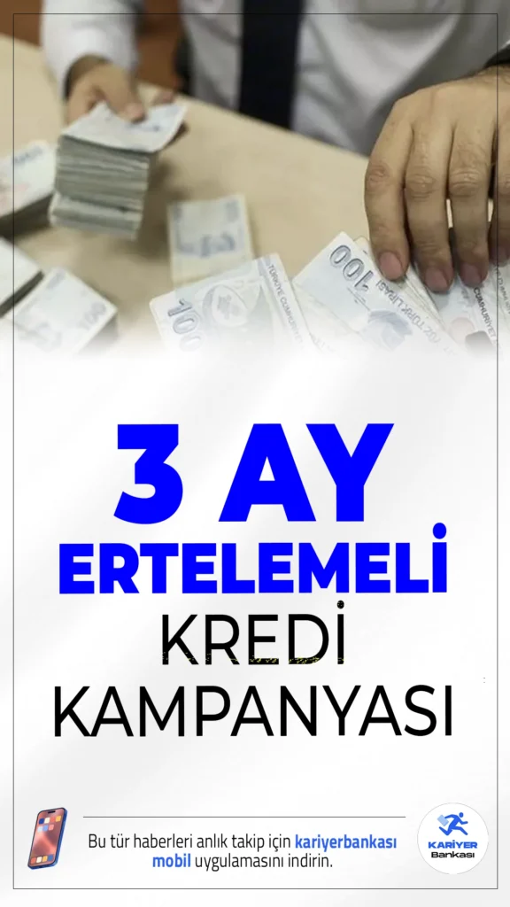 Akbank’tan KOBİ’lere 3 Ay Ertelemeli Faizsiz ve Düşük Faizli 100 Bin TL Kredi Desteği.KOBİ'lere özel başlatılan kampanya kapsamında Akbank, 3 aya kadar geri ödemesiz dönemli ve 36 aya varan vadeyle toplam 100 bin TL kredi desteği sağlıyor.