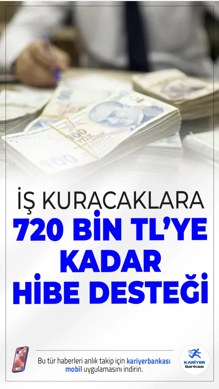 Engelli ve Eski Hükümlülere 720 Bin TL’ye Kadar Hibe Desteği Başvuruları Başladı.Engelli bireyler ve eski hükümlüler için kendi işini kurma projelerine yönelik hibe desteği başvuruları başladı. Son başvuru tarihi 27 Haziran 2025.