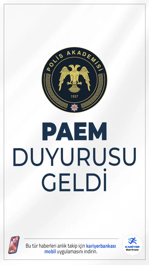 2025 Yılı 9. Dönem Emniyet Mensubu İlk Derece Amirlik Eğitimi Yazılı Sınavına İlişkin Duyuru Geldi. İçişleri Bakanlığı Emniyet Genel Müdürlüğü Polis Akademisi sayfasından yayımlanan duyuruda, 26 Temmuz 2025 tarihinde gerçekleştirilecek İlk Derece Amirlik Eğitimi Yazılı Sınavına girecek adayların başvurularını 26 Haziran-1 Temmuz 2025 tarihleri arasında yapması gerektiği aktarıldı.
