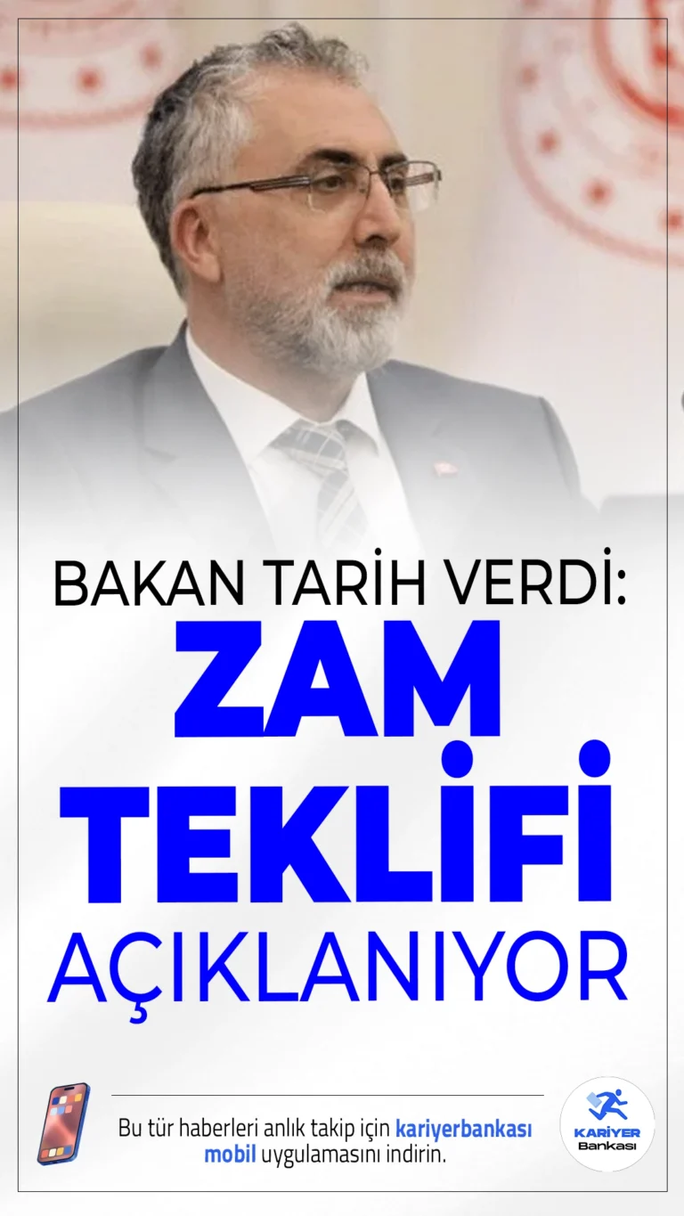 Son Dakika:Kamu İşçisine Zamda İkinci Teklif Bu Hafta Geliyor.Çalışma ve Sosyal Güvenlik Bakanı Vedat Işıkhan, kamu işçisine yapılacak zamla ilgili ikinci teklifin bu hafta sunulacağını açıkladı.