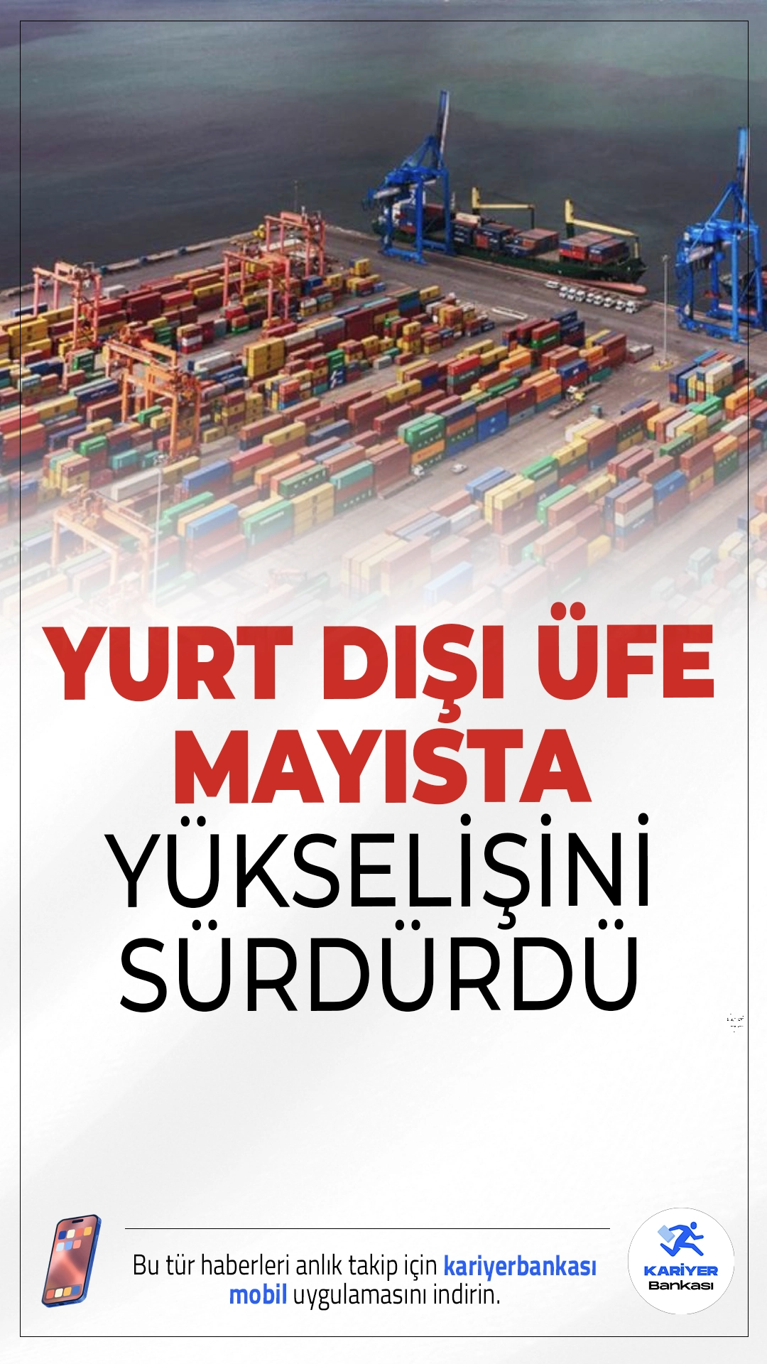 Yurt Dışı ÜFE Mayıs 2025'te Yükselişini Sürdürdü.Yurt Dışı Üretici Fiyat Endeksi (YD-ÜFE), mayıs ayında yıllık bazda %25,34 artış göstererek üst üste ikinci ayında da yükseldi.