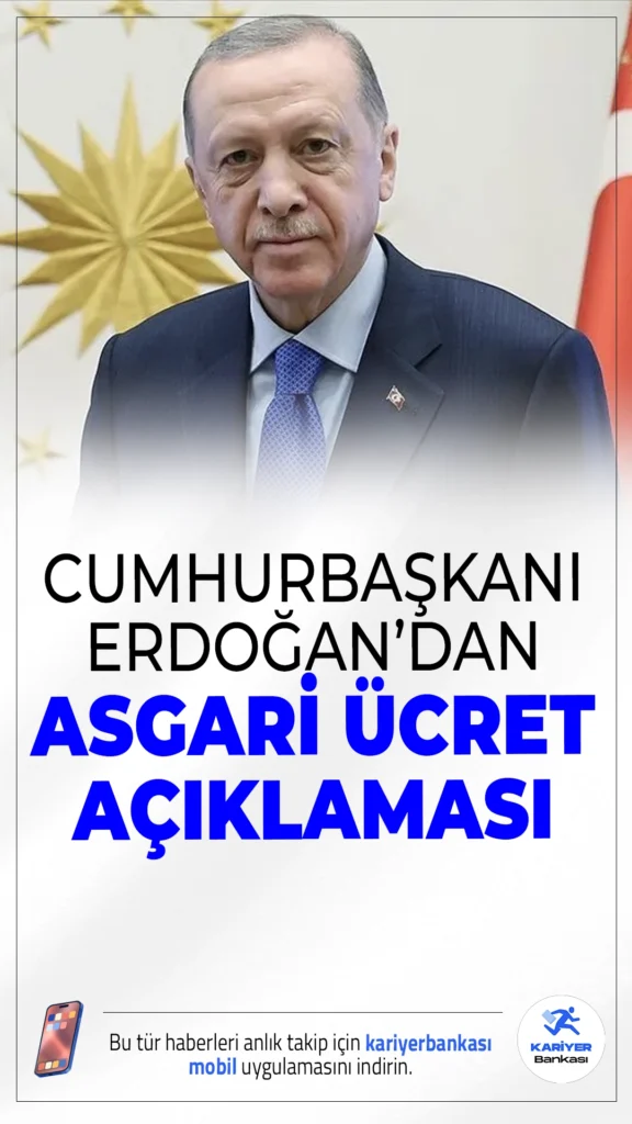 Cumhurbaşkanı Erdoğan'dan Asgari Ücret Açıklaması: Ara Zam Gelecek mi?Asgari ücrete ara zam beklentileri sürerken, Cumhurbaşkanı Erdoğan'dan dikkat çeken açıklama geldi. Grup toplantısı sonrası gazetecilere yanıt verdi.