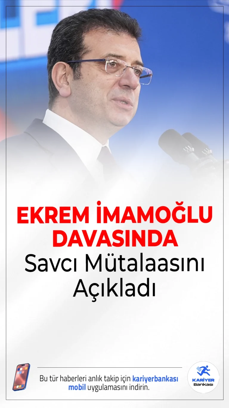 Ekrem İmamoğlu'na Siyasi Yasak ve Hapis Cezası İstemi.İstanbul'da görülen davada savcı, Ekrem İmamoğlu hakkında siyasi yasak ve hapis talebinde bulundu. Karar duruşması yaklaşıyor.