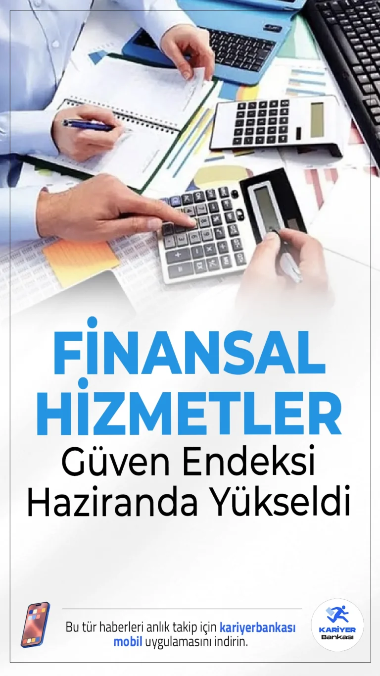 Finansal Hizmetler Güven Endeksi Haziran Ayında Yükseldi.Haziran ayında Finansal Hizmetler Güven Endeksi (FHGE), bir önceki aya göre 2,7 puanlık artışla 171,2 seviyesine çıkarak sektörde güvenin arttığını gösterdi.