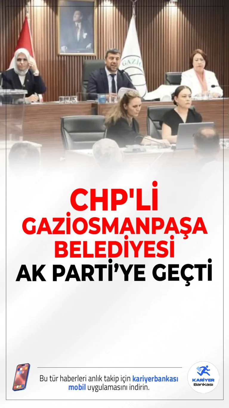 Gaziosmanpaşa Belediyesi'nde Yönetim Değişti: AK Parti Yönetime Geçti.Gaziosmanpaşa Belediyesi'nde başkanvekili seçimi sonrası CHP'den AK Parti'ye geçen yönetim dengeleri değiştirdi.