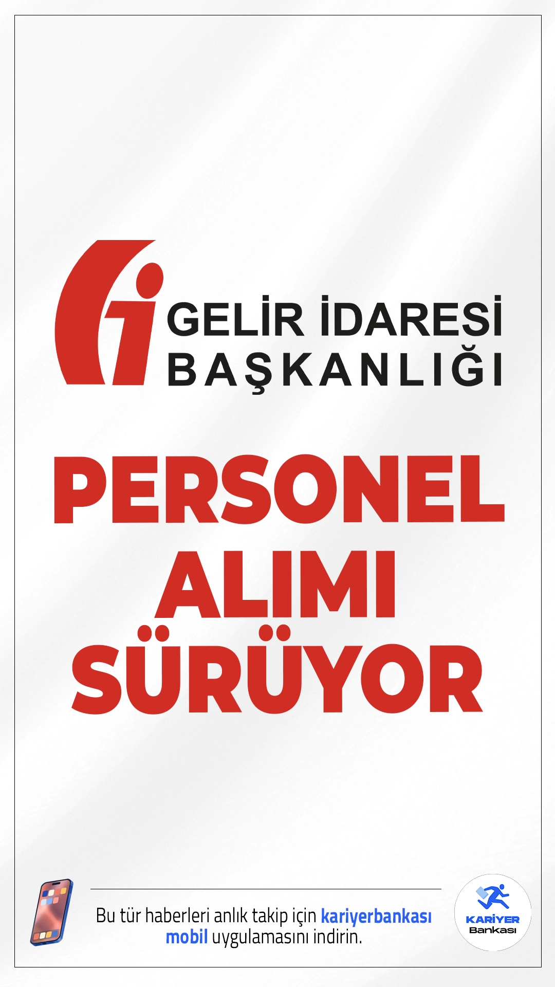 Gelir İdaresi Başkanlığı (GİB) 81 Personel Alımı Devam Ediyor.Gelir İdaresi Başkanlığı (GİB) farklı branşlarda sözleşmeli personel alımı için başvurular sürüyor. Başvuru yapacak adayların genel ve özel şartları taşıması gerekmektedir. Başvuru sayfası, şartlar ve diğer detaylar bu haberimizde.