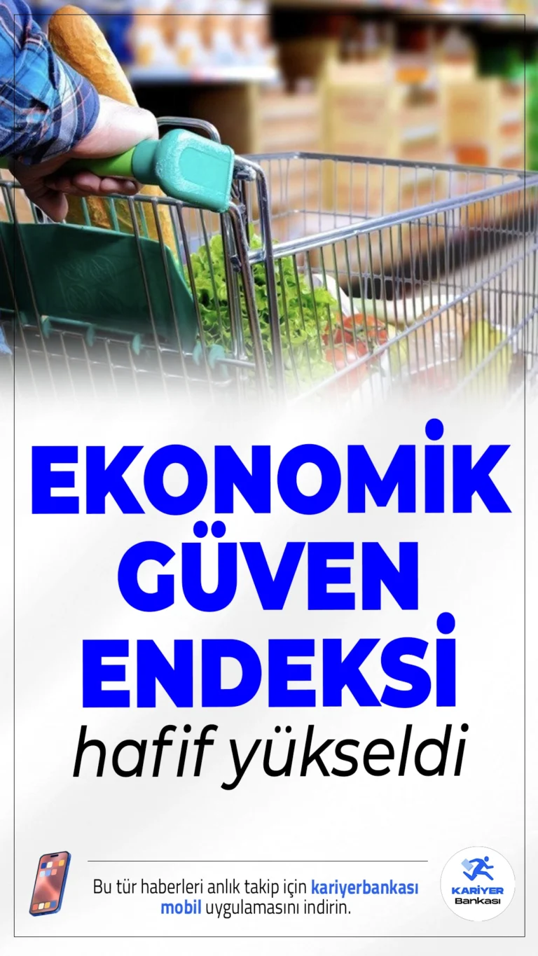 Ekonomik Güven Endeksi Haziran Ayında Hafif Yükseldi.Haziran 2025'te ekonomik güven endeksi, önceki aya göre yüzde 0,1 artışla 96,71 seviyesine ulaştı.