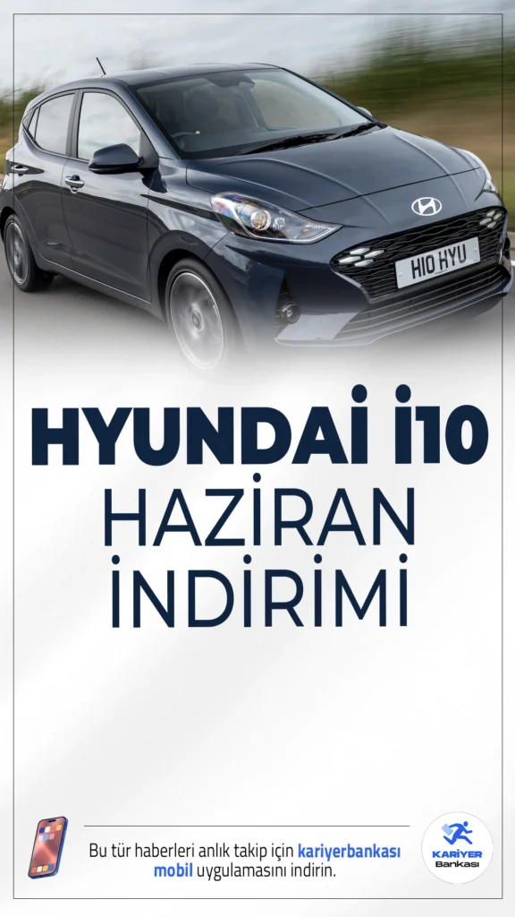 Hyundai i10 Fiyatlarına Haziran İndirimi! İşte Güncel Liste.Haziran 2025 itibarıyla Hyundai i10 modeline özel yapılan indirimle, Türkiye'nin en uygun fiyatlı sıfır otomobillerinden biri daha da erişilebilir hale geldi.