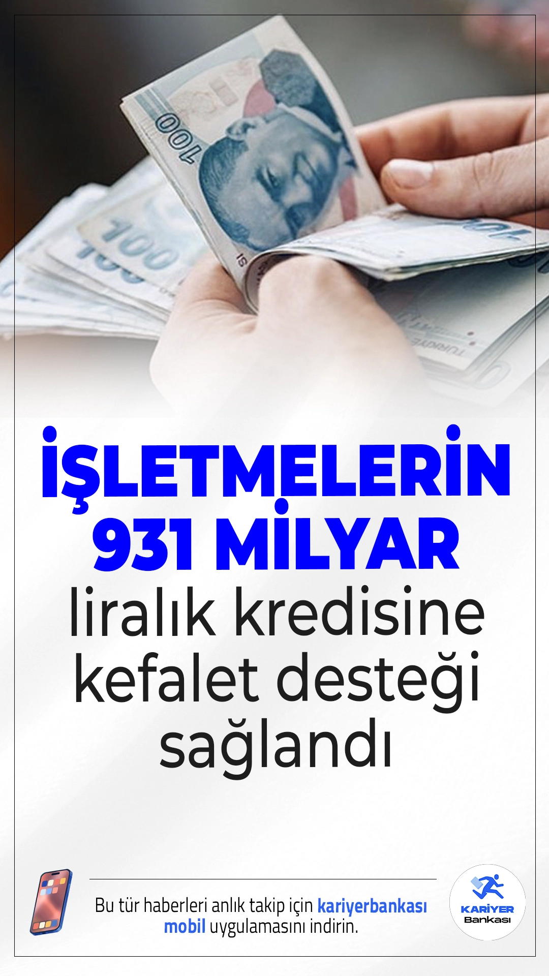 İşletmelere 931 Milyar Liralık Kredide Devlet Destekli Güvence.İhracatçıdan üreticiye kadar binlerce işletmeye sağlanan kredilere 930 milyar liranın üzerinde kefalet desteği verildi; en büyük pay imalat sanayisinin oldu.