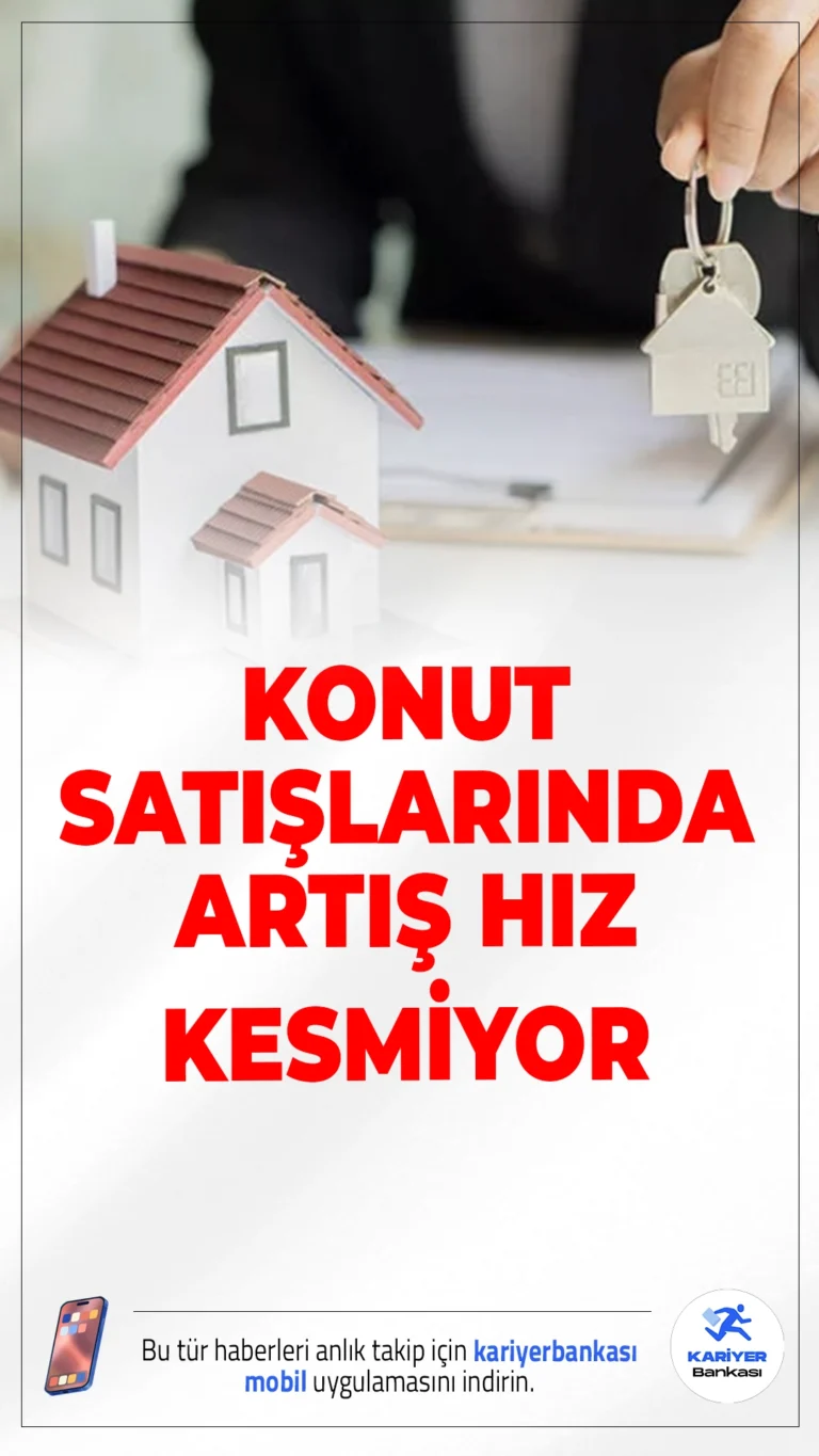 Konut Satışlarında Artış Hız Kesmiyor.Mayıs ayında Türkiye genelinde konut satışları, geçen yılın aynı dönemine göre %17,6 artış göstererek 130 bin 25’e ulaştı. Konut piyasasındaki hareketlilik yılın ilk 5 ayında da etkisini sürdürüyor.