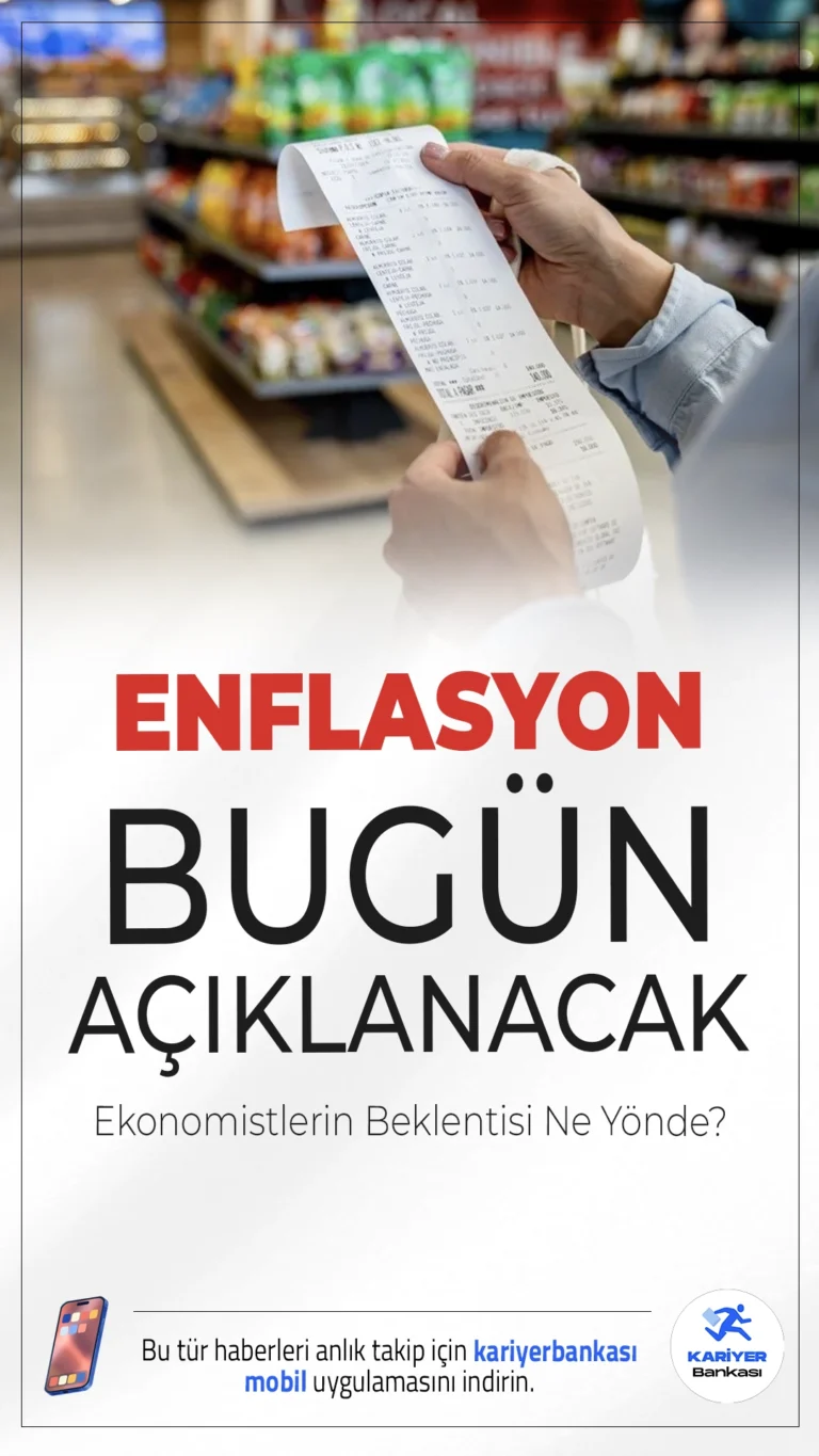 Mayıs Ayı Enflasyon Rakamları Bugün Açıklanıyor! Ekonomistlerin Beklentisi Ne Yönde?Mayıs ayı enflasyon verileri bugün Türkiye İstatistik Kurumu tarafından açıklanacak. Ekonomistlerin beklentisi, enflasyonun yıllık bazda düşmeye devam edeceği yönünde.