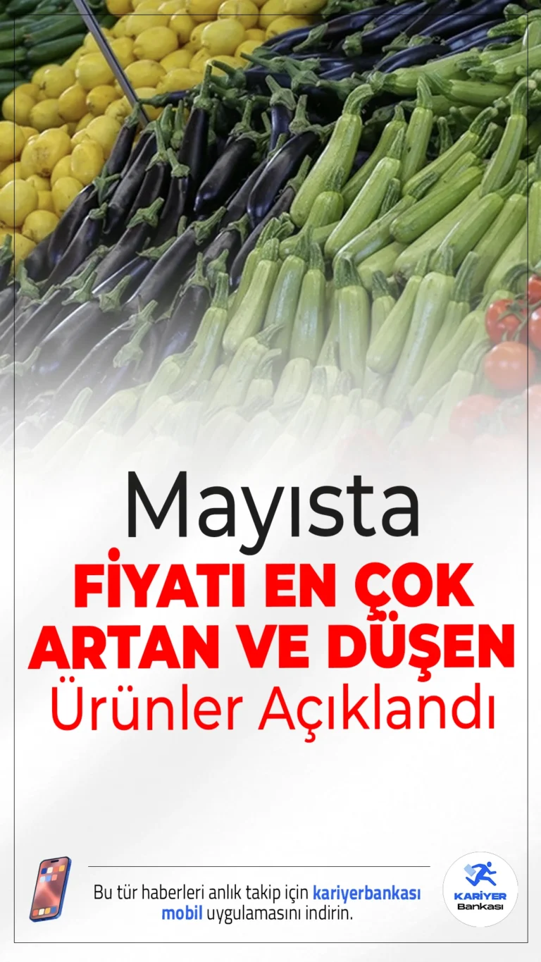 Mayısta Fiyatı En Çok Artan ve Düşen Ürünler Açıklandı.TÜİK verilerine göre mayısta en fazla zam posta hizmetlerine gelirken, en büyük fiyat düşüşü ise yumurtada yaşandı.