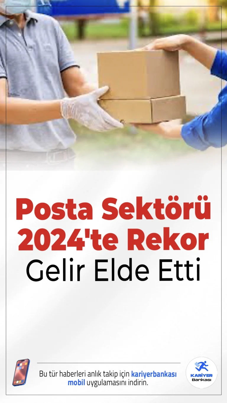 Türkiye Posta Sektörü 2024'te Rekor Gelir Elde Etti: 126 Milyar Lira!E-ticaretin ivmesiyle büyüyen posta sektörü, 2024 yılında 126 milyar liralık gelirle tarihi bir rekor kırdı.