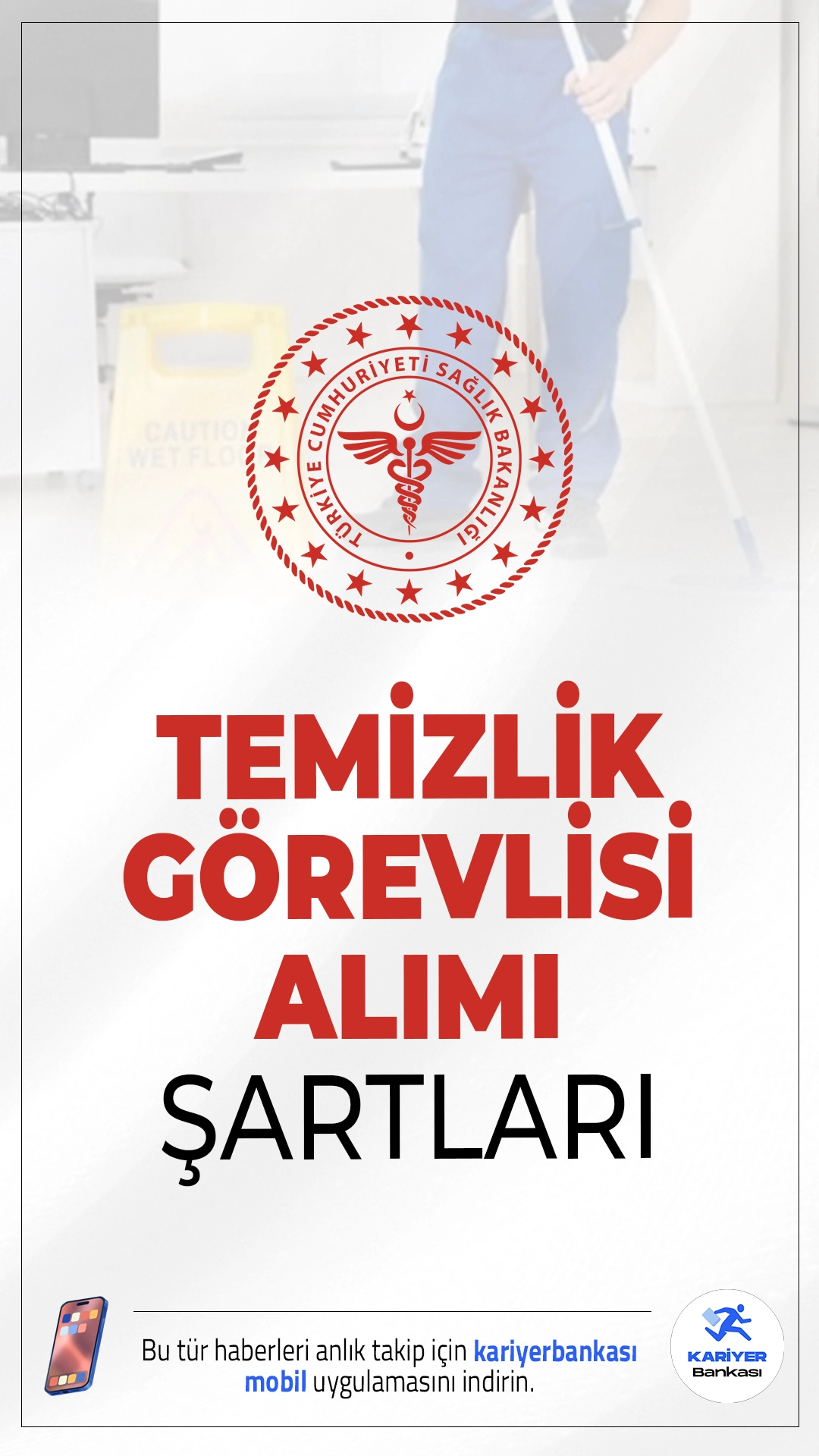 Sağlık Bakanlığı Temizlik Görevlisi Alımı Şartları 2025.Sağlık Bakanlığı, 2025 yılı için 2.etap personel alımı hazırlıklarını sürdürüyor. Sağlık Bakanı Kemal Memişoğlu, yaptığı son açıklamada Eylül veya Ekim ayında yeni personel alım ilanı yayımlanacağını duyurdu. Bu kapsamda, özellikle temizlik görevlisi kadrosu için binlerce kişilik alım yapılması bekleniyor.