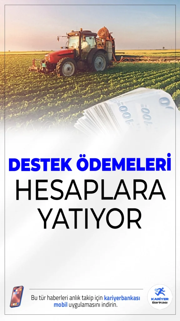 8,1 Milyar Liralık Destek Ödemesi Çiftçilerin Hesaplarına Yatırılıyor.Tarım ve Orman Bakanı İbrahim Yumaklı, ürün fark ödemeleri başta olmak üzere toplamda 8 milyar 154 milyon liralık desteğin bugün çiftçilerin hesaplarına yatırılacağını duyurdu.