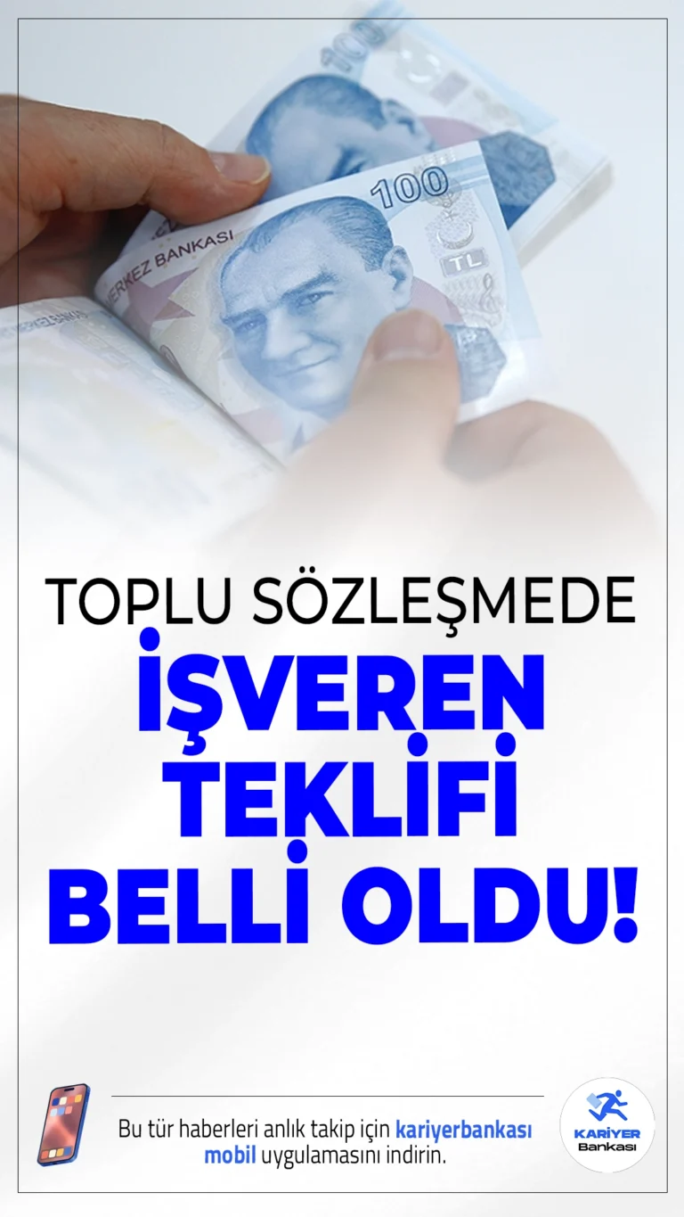 Kamuda 600 Bin İşçiyi İlgilendiren Zam Teklifi Belli Oldu.Kamuda çalışan yaklaşık 600 bin işçiyi ilgilendiren toplu sözleşme görüşmelerinde işveren tarafı ilk zam teklifini açıkladı.