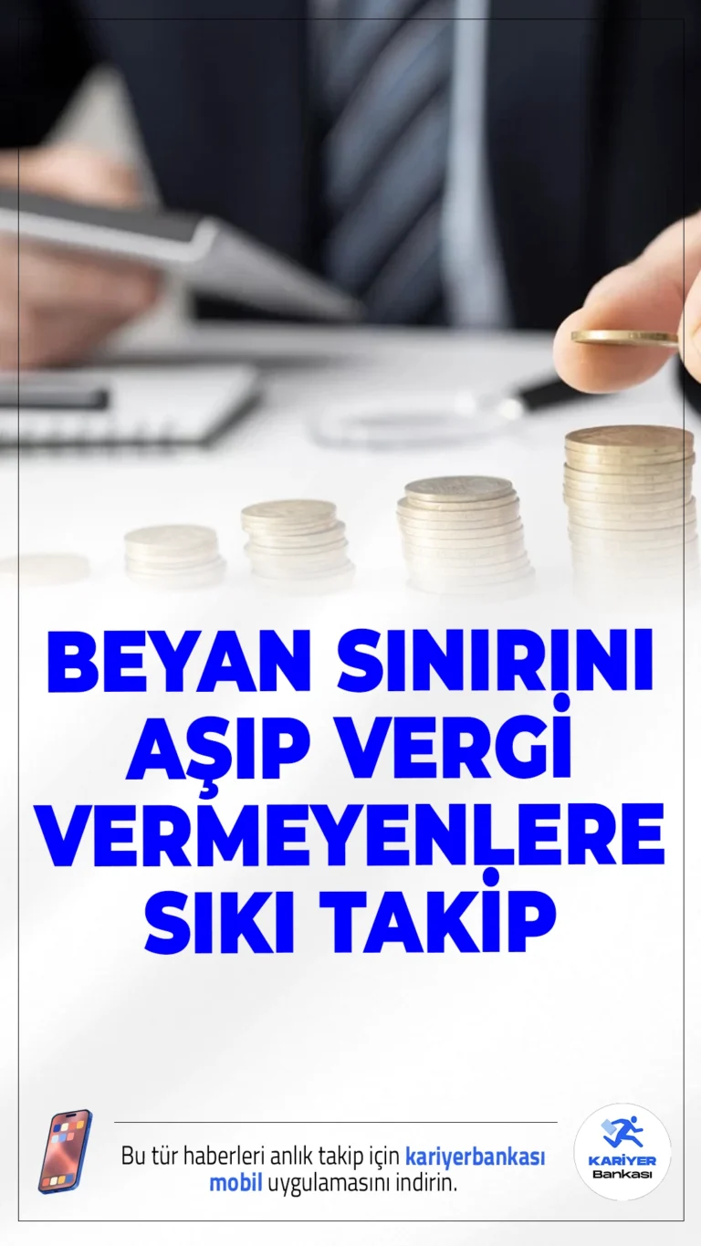 Beyan Sınırını Aşıp Vergi Vermeyen 1725 Kişiye Sıkı Takip.Halka açık şirketlerden 3,6 milyar TL temettü geliri elde edip beyan etmeyen 1725 kişi tespit edildi, 200 milyon TL vergi ödenmedi.