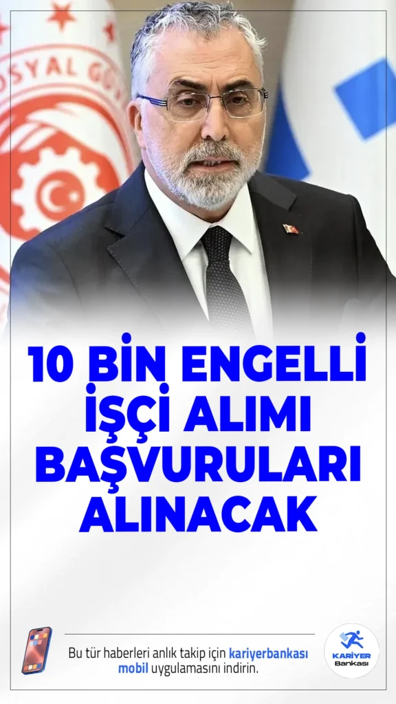 Engelsiz İşgücü Uyum Programı Başladı.Çalışma ve Sosyal Güvenlik Bakanlığı, engelli bireylerin istihdamını artırmak amacıyla Engelsiz İşgücü Uyum Programı’nı hayata geçirdi. Katılımcılara SGK desteği ve 15.162 TL cep harçlığı verilecek.
