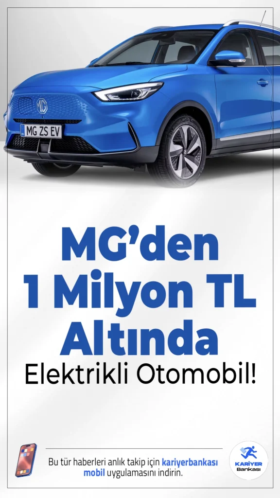 İngiliz MG’den 1 Milyon TL Altında Elektrikli Otomobil!MG, yarı katı hal batarya teknolojisine sahip uygun fiyatlı elektrikli modeli MG4 ile elektrikli araç pazarına iddialı bir giriş yapıyor. Yeni model, 1 milyon TL’nin altında fiyatıyla dikkat çekiyor.