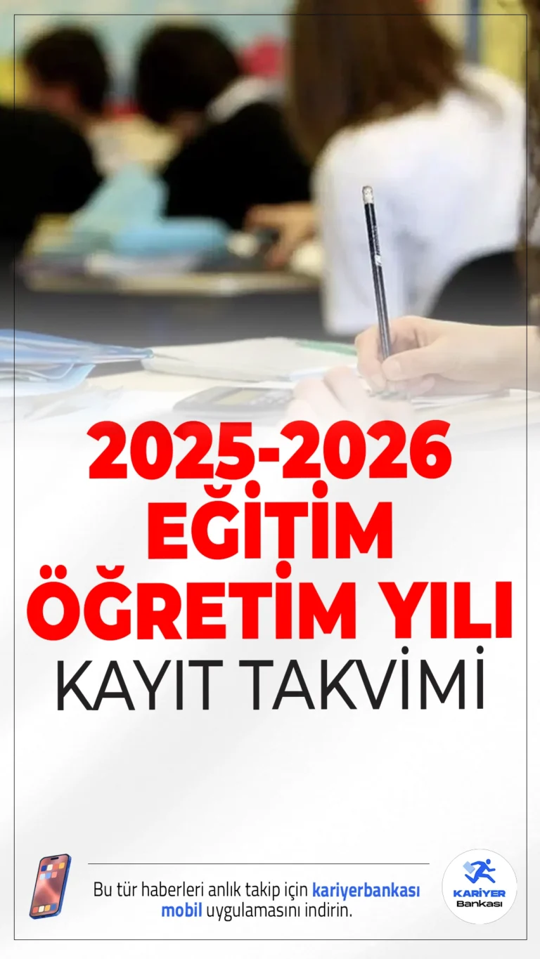 2025-2026 Eğitim Öğretim Yılı Okul Kayıtları Başladı!Velilerin merakla beklediği 2025-2026 eğitim öğretim yılı okul kayıtları, Temmuz ayının ilk günü itibarıyla başladı. e-Devlet üzerinden otomatik yapılan bu işlemlerle öğrenciler, adrese dayalı sisteme göre okullara yerleştirilecek.